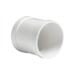 联塑（LESSO）直通（管箍） 1.5寸/dn50 一个（PVC-U排水管配件） 白色