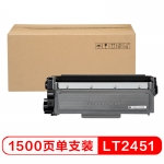 联想（Lenovo）LT2451黑色 原装墨粉盒碳粉（适用LJ2605D/LJ2655DN/M7605D/M7615DNA/M7455DNF/7655DHF打印机）