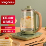 龙的（longde）养生壶LD-YS1896电水壶烧水壶多功能花茶壶电茶壶煮水壶开水壶玻璃水壶