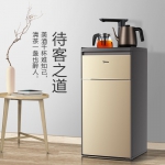 美的（Midea）茶吧机 家用办公饮水机高端 下置式自动水龙头注水防烫壶泡茶机 YR1808S-X
