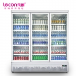 乐创(lecon) 展示柜冷藏 饮料柜 下置大容积立式三门嵌入式便利店果蔬水果保鲜柜 LC-J-ZSC03