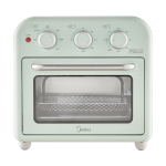 美的（Midea） 电烤箱家用空气炸锅一体多功能全自动可视化智能烘烤蛋糕面包15升大容量 青提绿