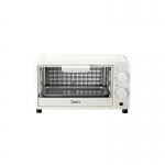 美的（Midea） 电烤箱迷你容量10L极简操作60-230℃宽幅调温上下加热金属烤管PT10X1