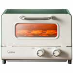 美的（Midea） 家用台式迷你电烤箱 12L 网红烤箱 机械式操作 精准控温 专业烘焙烘烤 电烤箱 PT1203以旧换新