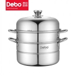 德铂（Debo） DEP-285奥格斯堡不锈钢多用双层蒸汤锅家用大容量锅具
