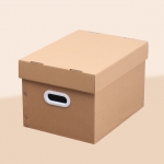 贝瑟斯（Beisesi） 搬家纸箱有扣手打包寄快递箱子40*30*26cm*5个