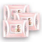 洁柔湿巾 BabyFace婴儿湿巾 亲肤30片*3包 带盖抽取式 婴儿宝宝专用