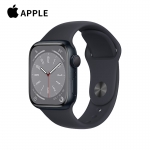Apple Watch Series 8 智能手表GPS款41毫米午夜色铝金属表壳午夜色运动型表带MNP53CH/A