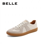 百丽（Belle） 男夏撞色板鞋7PV01BM2 白色43码