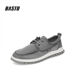 百思图（BASTO） 夏季低帮男运动休闲鞋11160BM2 灰色41码