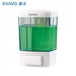 瑞沃（SVAVO）   卫生间手动皂液器挂壁件酒店宾馆免打孔洗手液盒消毒机V-7101滴液