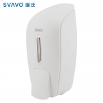 瑞沃   PL-151051 手动皂液器卫生间给皂器 壁挂式沐浴露盒单格800ml 白色