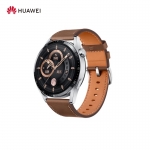 华为（HUAWEI）WATCH GT3 华为手表 运动智能手表 两周长续航/蓝牙通话/血氧检测 时尚款 46mm 钢色+咖色