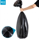 茶花（CHAHUA） 物业垃圾袋加厚25只 大号60*70cm 黑色多用途商用环卫垃圾桶袋300012