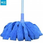 茶花（CHAHUA）4703 清洁墩布超细纤维吸水拧水布条拖布拖地神器 蓝色