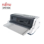 富士通（FUJITSU）DPK760K 针式打印机 82列1+6层24针点阵式窄行票据证件打印机