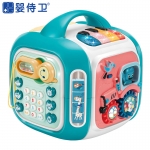 婴侍卫  儿童趣味多面体玩具 多功能十面体 CY-7068A  红/绿 可选色