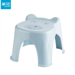 茶花（CHAHUA）卡通儿童凳子防滑凳塑料浴室卧室加厚耐用型 0849 【1个装】纯真蓝