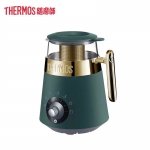 膳魔师（THERMOS） EHA-1352A-G多功能养生杯304不锈钢高硼硅玻璃保温恒温加热杯煮茶器 0.75L
